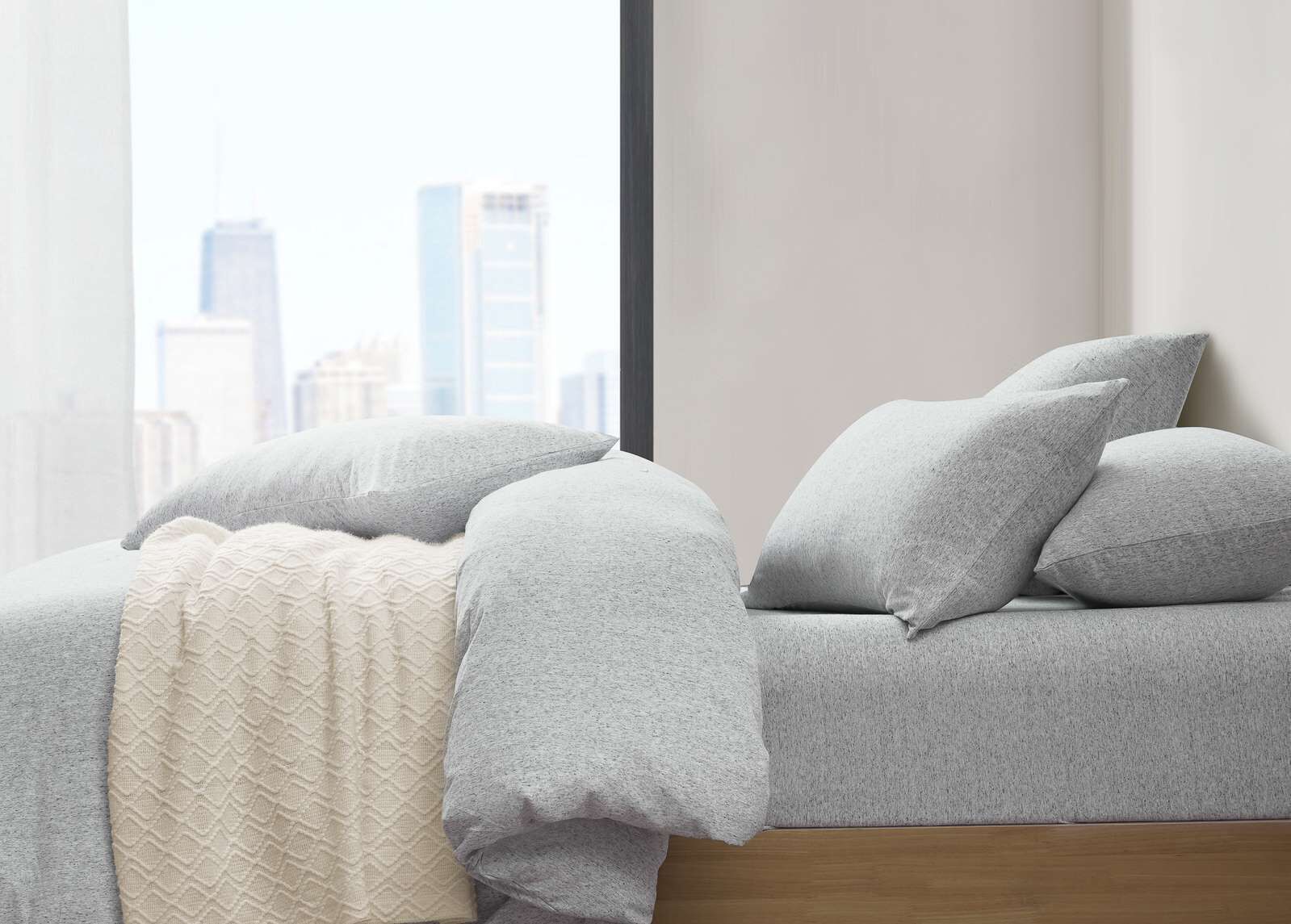 Jersey Fitted Sheet Grey