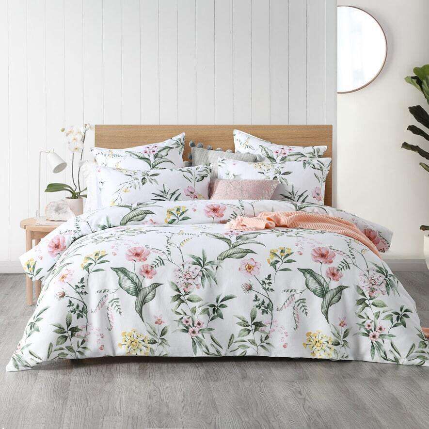 Kayla Waffle Quilt Cover Set Kayla Waffle Quilt Cover Set, What Size Is A Double Bed Cover
