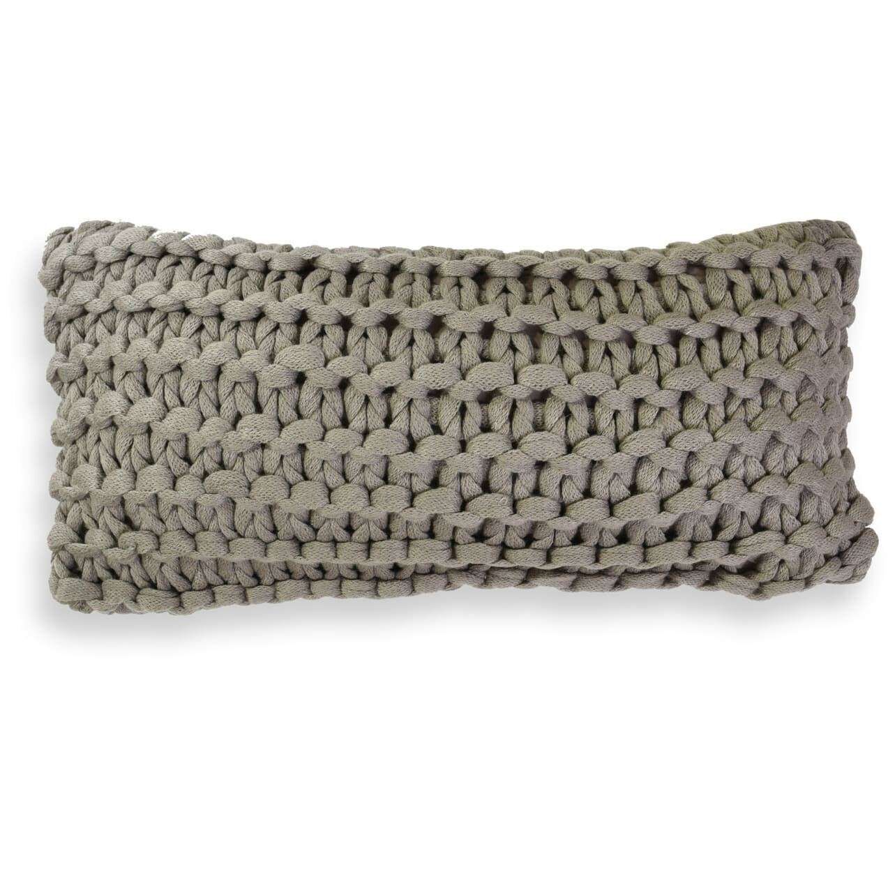 Meridian Chunky Oblong Cushion Mocha