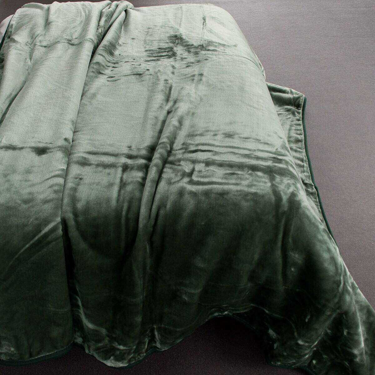 Mink Blanket Green