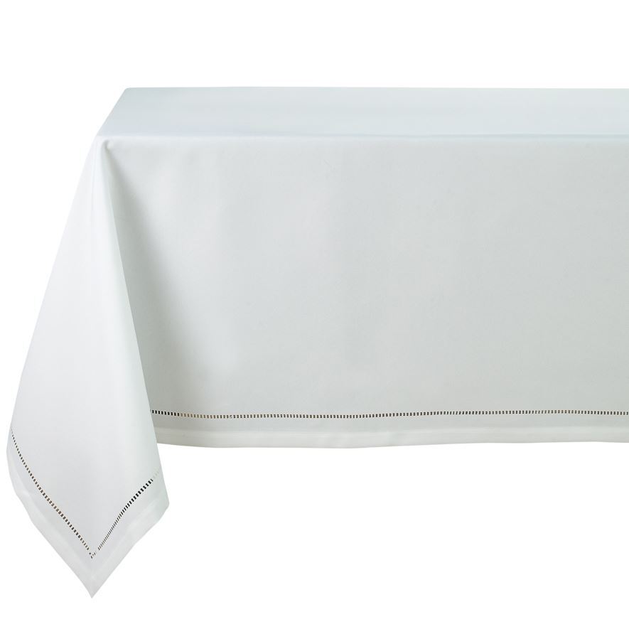 Langham Plain Tablecloth White [SIZE: 210x210cm]