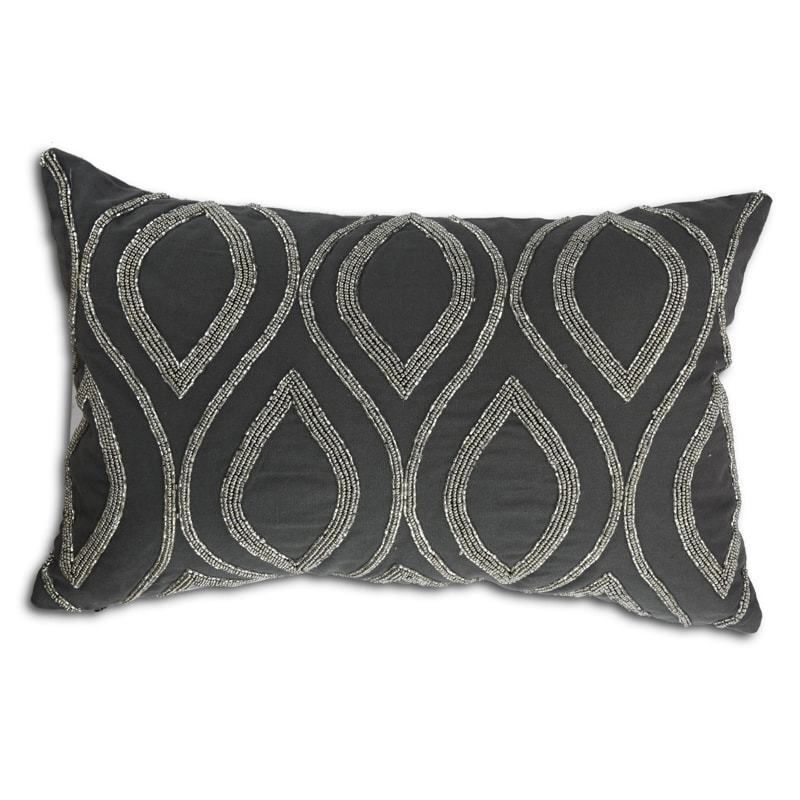 Paris Charcoal Cushion Oblong