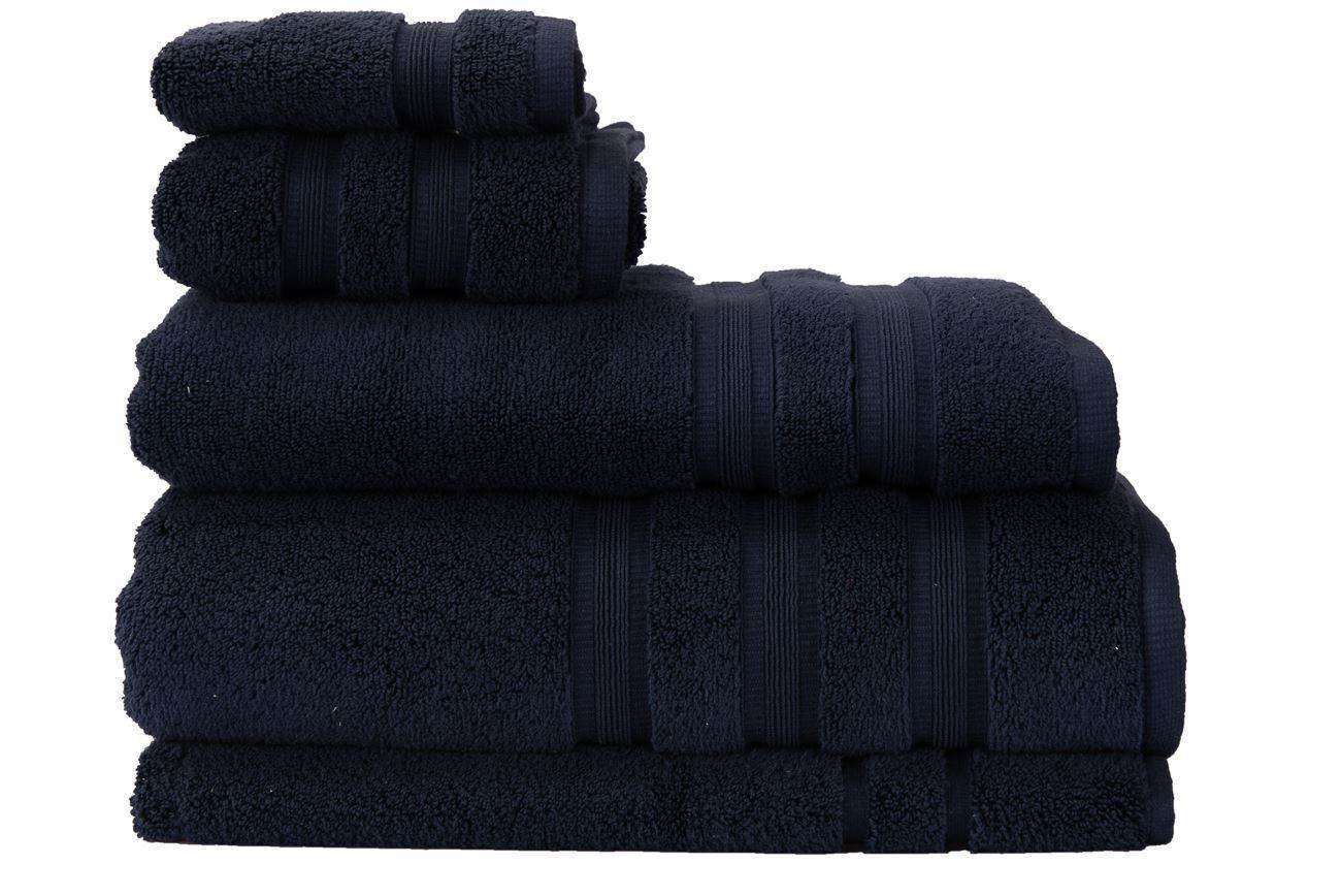Cotton Towel Range Navy [SIZE: Bath Mat]
