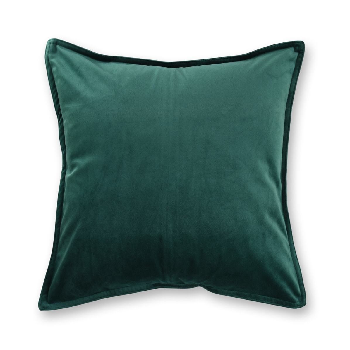 Velvet European Pillowcase Emerald
