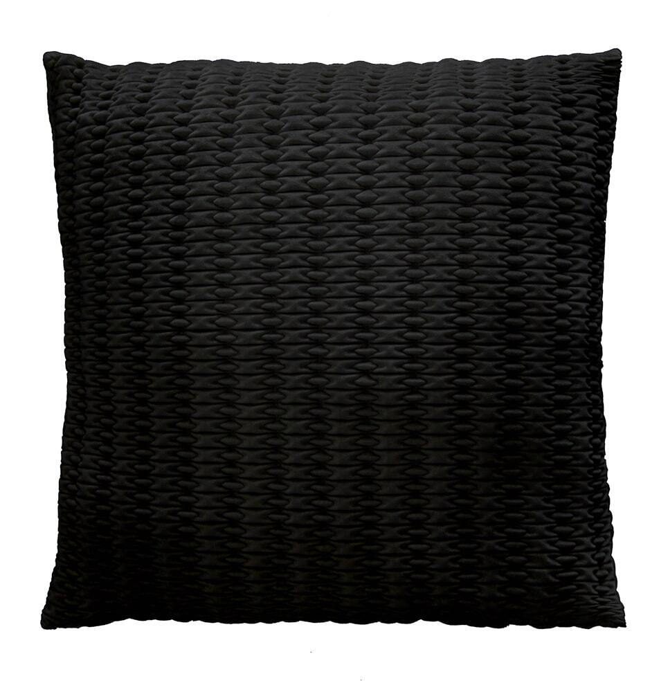 Velvet Sienna European Pillowcase Black