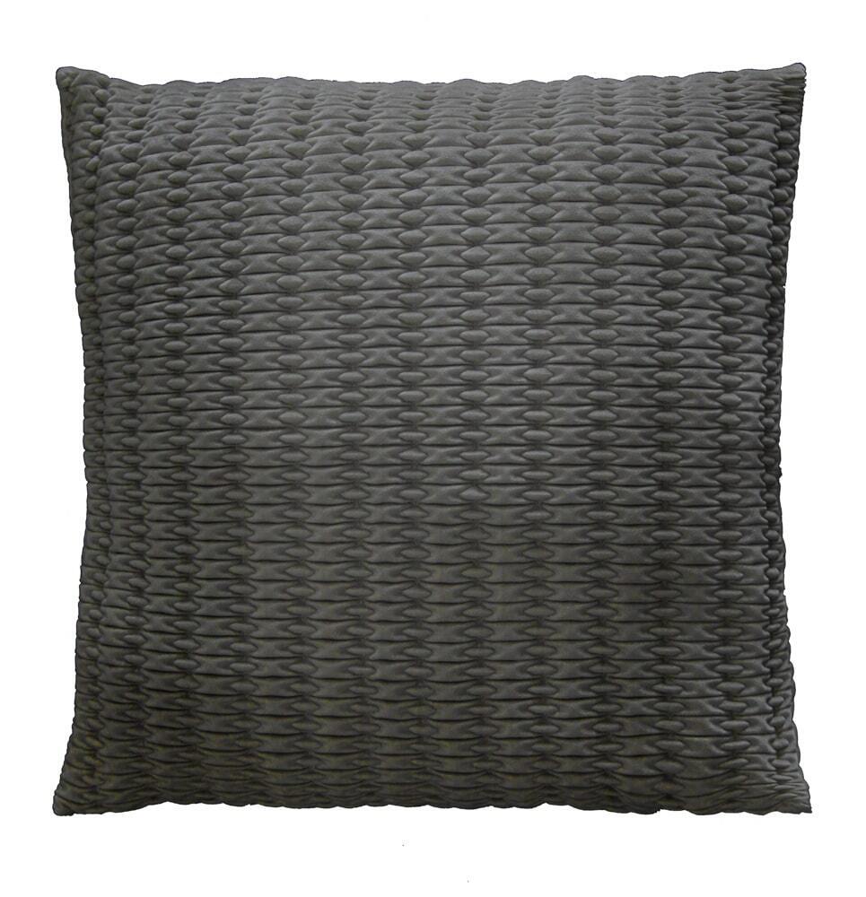 Velvet Sienna European Pillowcase Charcoal