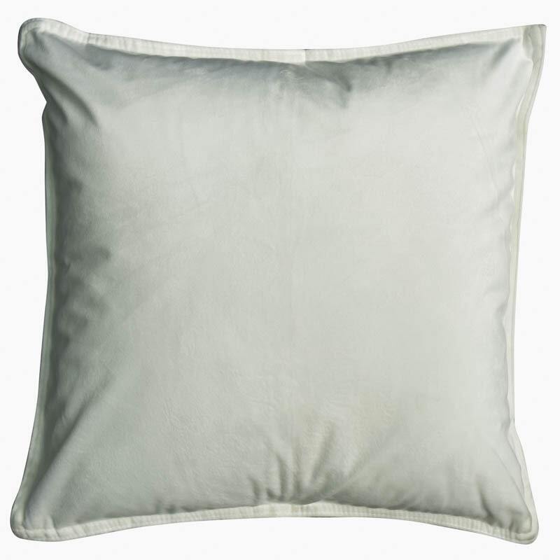 Velvet European Pillowcase White