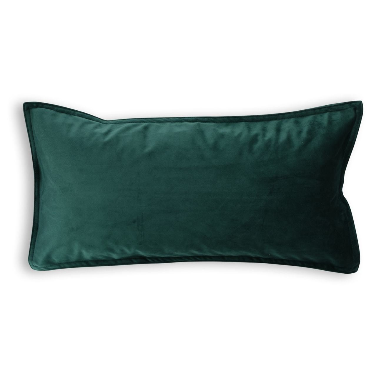 Velvet Cushion Oblong Emerald