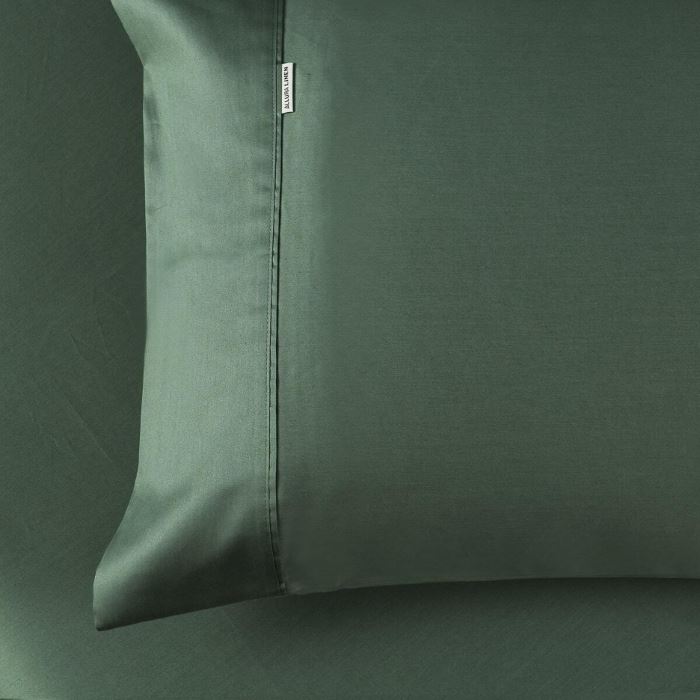 Green pillow case from Manchester Collection