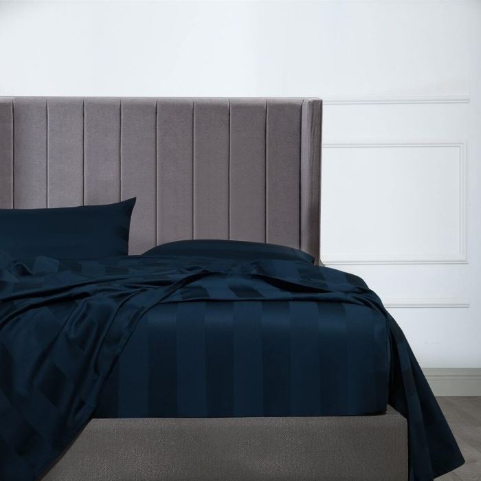 Navy king bed sheet