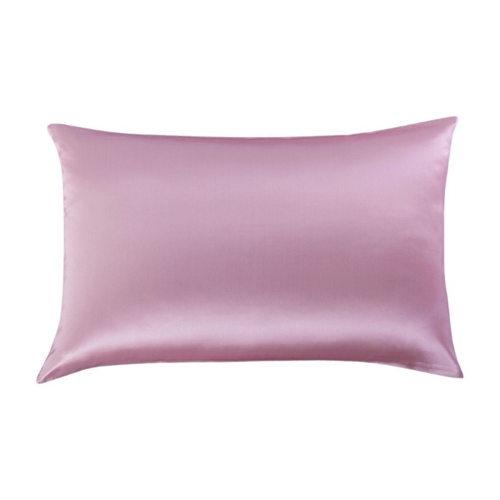 Pink silk pillowcase - Manchester Collection