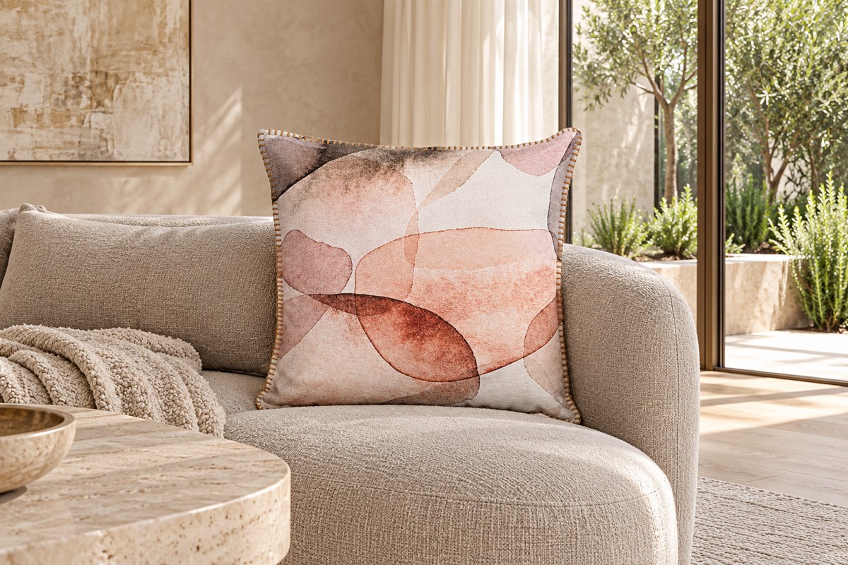 Oxford Cushion — living room styling