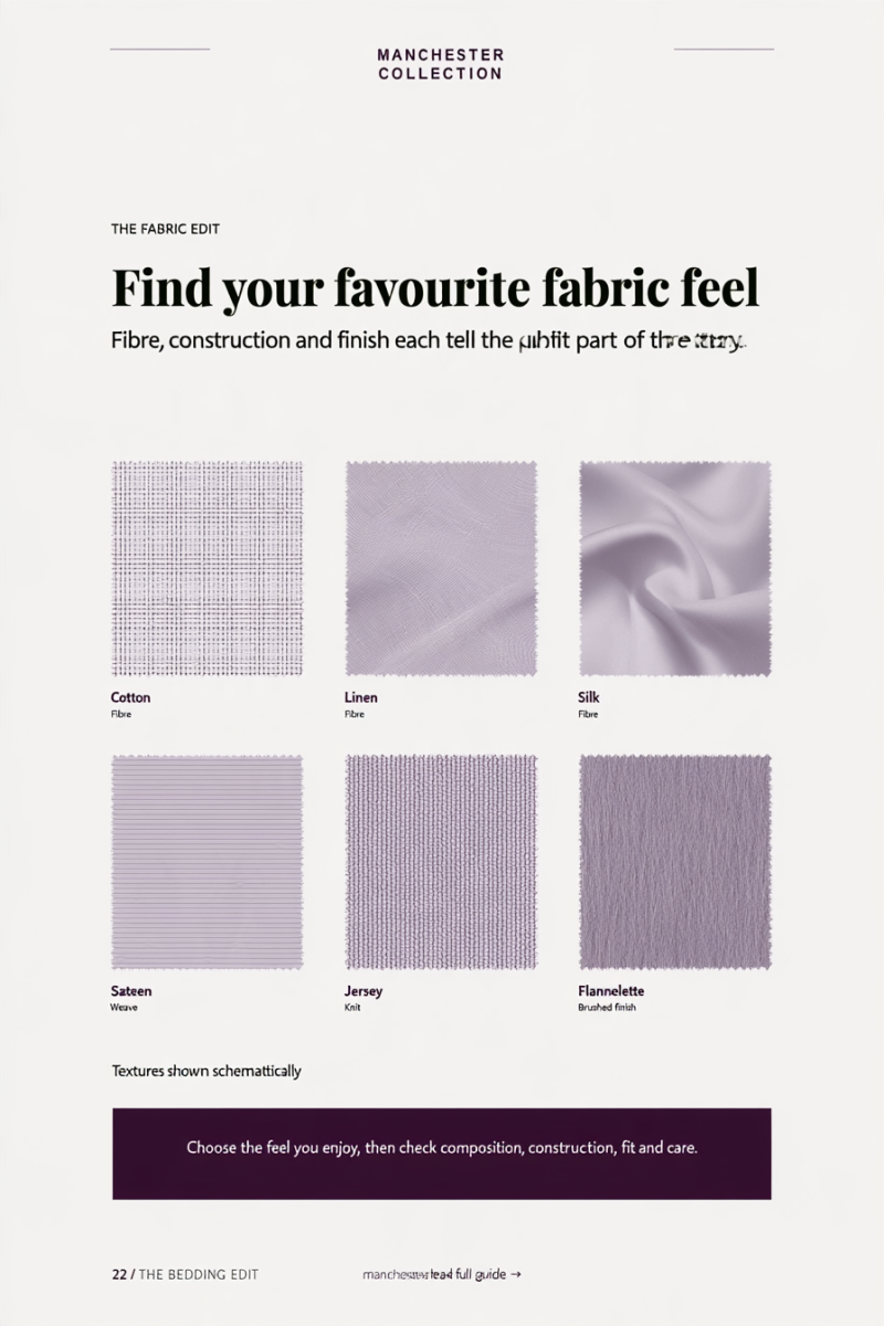 Schematic cotton fabric swatch.