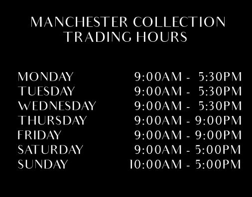 manchester collection broadmeadows trading hours