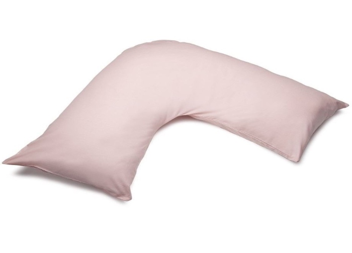 U shaped pillow case in pink