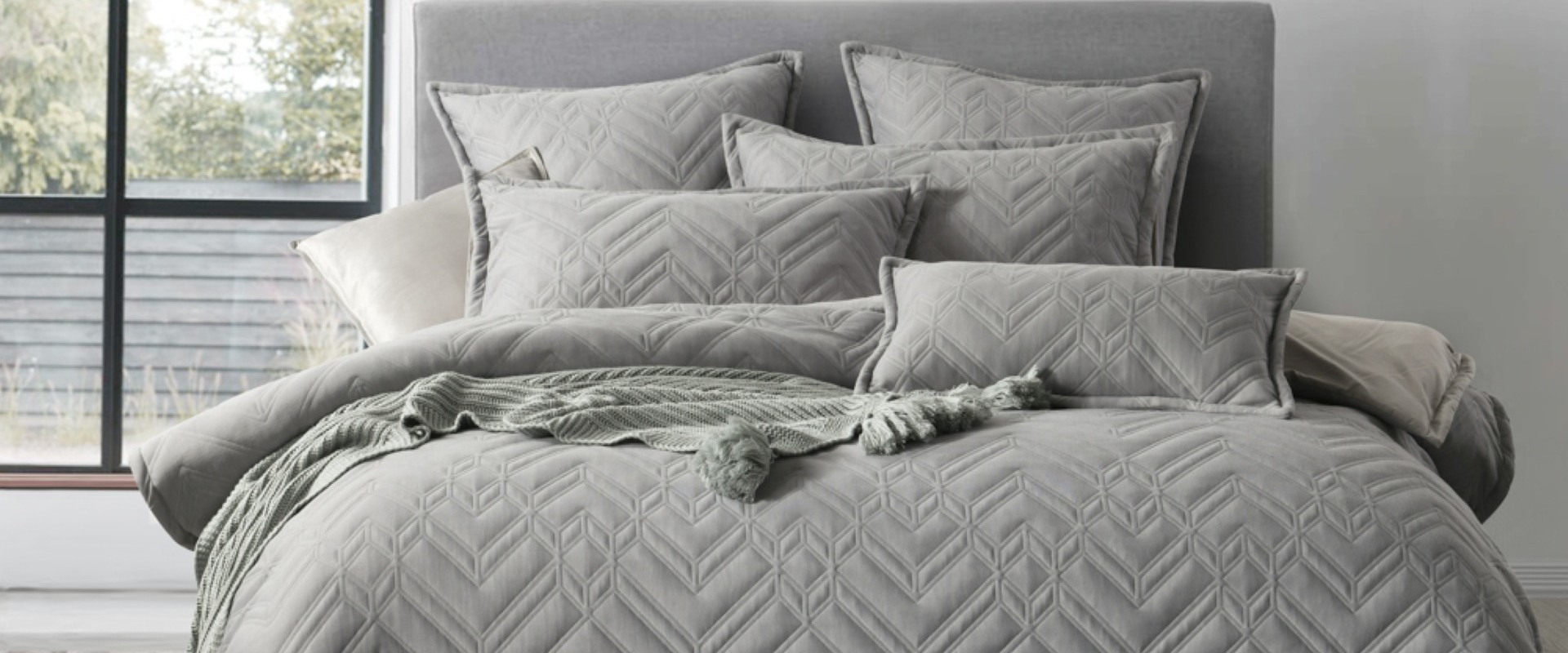 Silver & Grey Bedding