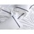 1000 Thread Count Embroidered White Fitted Sheet
