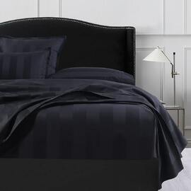 Bespoke 1200TC Fitted Sheet Black Super Queen Bed