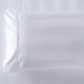 Bespoke 1200TC White Standard Pillowcase Pair