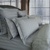 1200 Thread Count Quilt Cover Set Silver