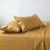 Soho 1000 Thread Count Mustard Flat Sheet