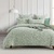 Boucle Green Quilt Cover Set