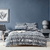 Aspen Navy Quilt Cover Set