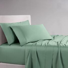 1000TC Cotton Rich Sheet Set Green King