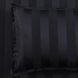 Bespoke 1200TC Black Queen Size Pillowcase PAIR