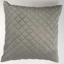 Gregory Quilt European Pillowcase - Silver