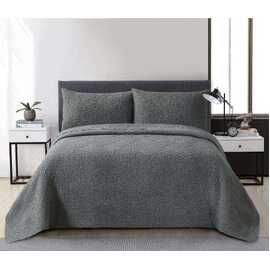Amaya Stone Wash Bedspread Double Bed