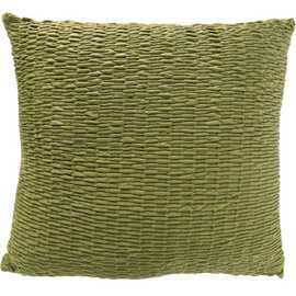 Velvet Crinkled European Pillowcase Green