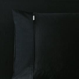 400 Thread Count Black Standard Pillowcase