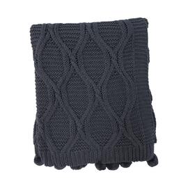 Marcello Throw Charcoal