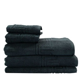 Greek Key 650GSM - Slate[SIZE: Bath Mat]