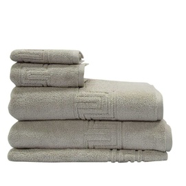 Greek Key 650GSM - Grey[SIZE: Bath Mat]