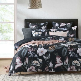 Dakota Black Quilt Cover Set [SIZE: Queen Bed]