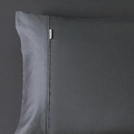 King Size Pillow Case - 400 Thread Count Charcoal