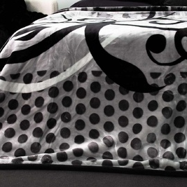 Printed Mink Loch Plush Mink Blanket
