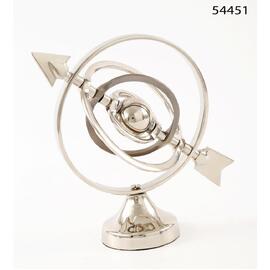 Armillary Sphere Nickel & Satin Grey Finish (RK2009)