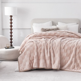 Teddy Mink Blanket Beige