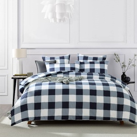 Gingham Navy [Size: European Pillow Case]