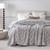 Teddy Mink Blanket Silver