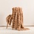 Eden Rust Faux Fur Throw