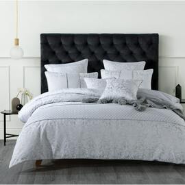 Angelina Grey Quilt Cover Set
