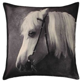 White Horse Cushion
