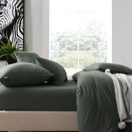 Jersey European Pillowcase Olive