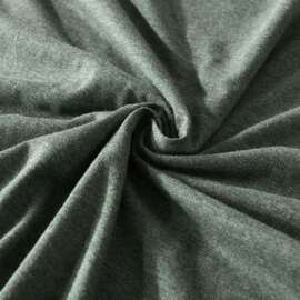 Jersey Flat Sheet Olive Green [SIZE: Queen Bed]