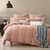 Jersey Quilt Cover Set Sand