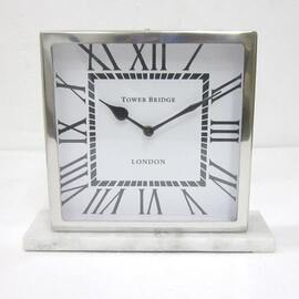 Table Clock White Face (LCK74)